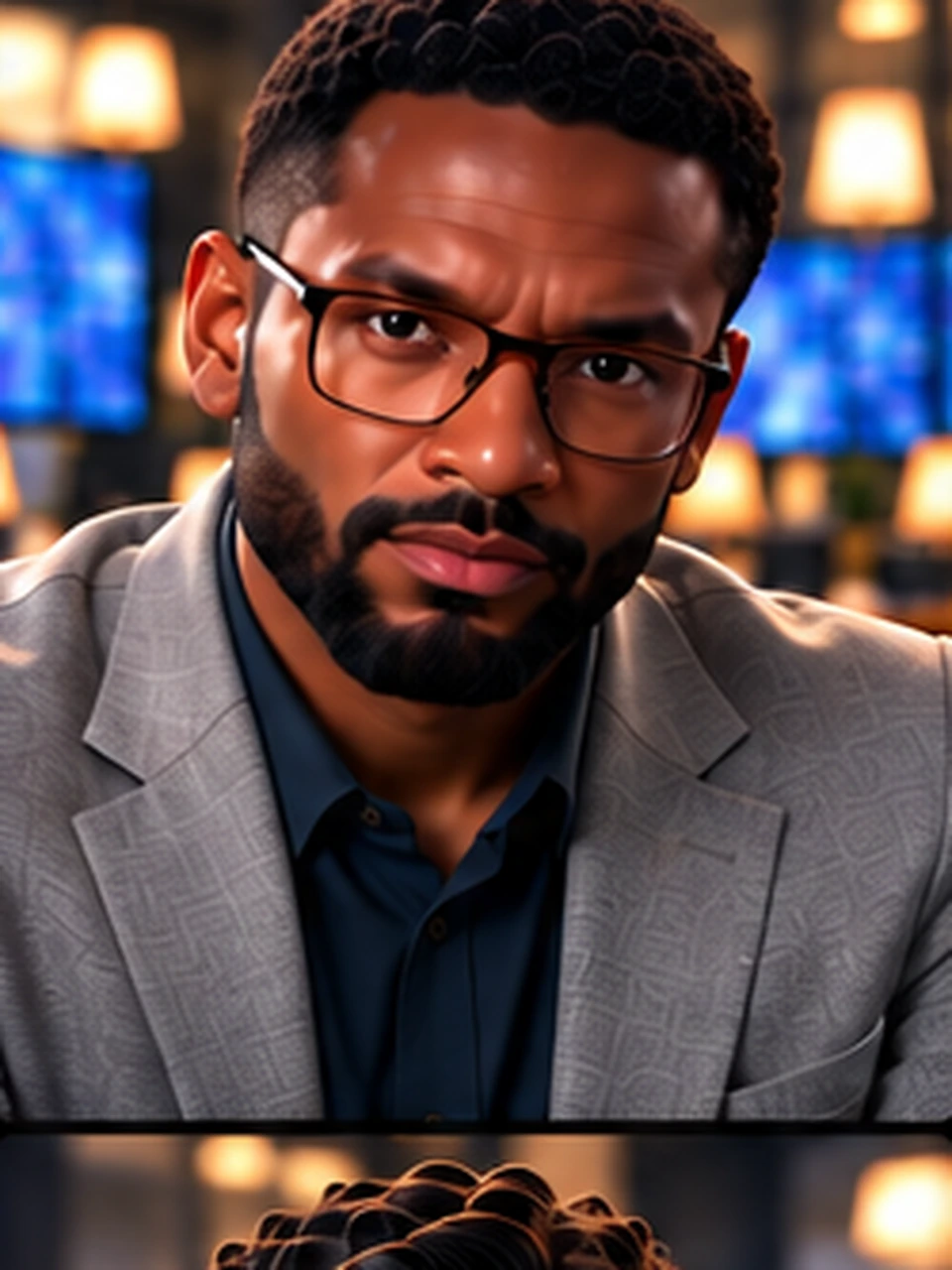 Ledger working portrait