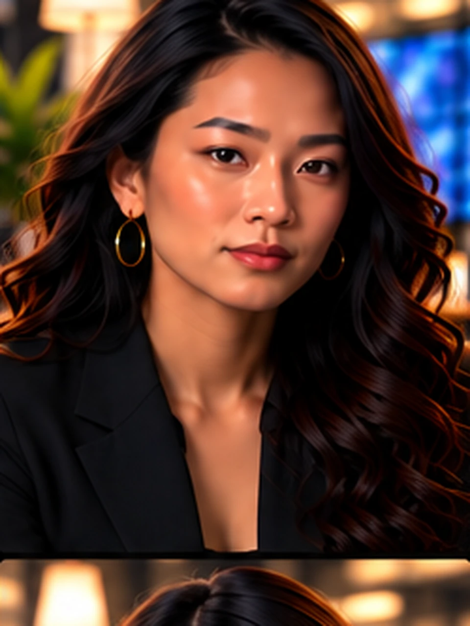 Overseer presenting portrait
