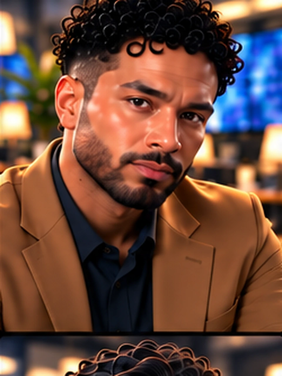 Publisher presenting portrait